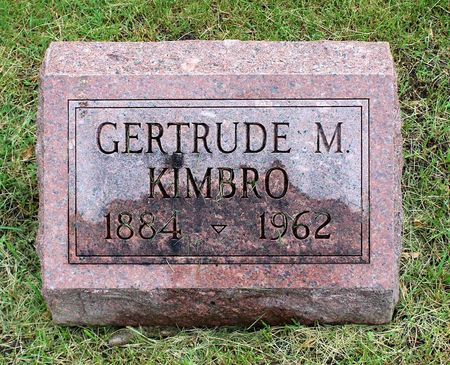 KIMBRO, GERTRUDE M. - Linn County, Iowa | GERTRUDE M. KIMBRO 
