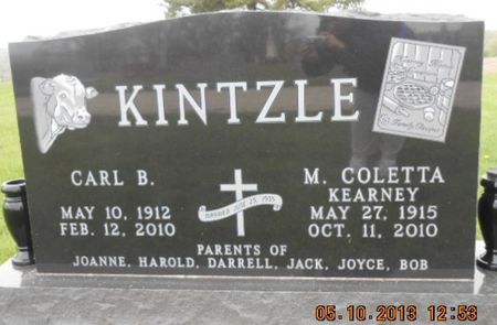 KINTZLE, CARL BERNARD - Linn County, Iowa | CARL BERNARD KINTZLE 