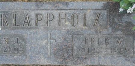 KLAPPHOLZ, FRED W. - Linn County, Iowa | FRED W. KLAPPHOLZ 
