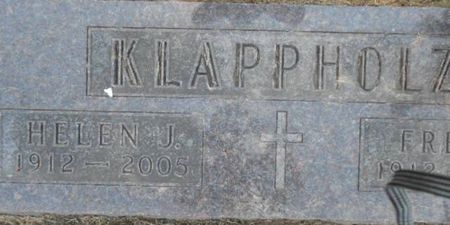 KLAPPHOLZ, HELEN J. - Linn County, Iowa | HELEN J. KLAPPHOLZ 