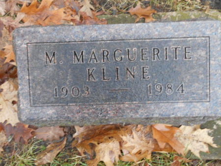 KLINE, M. MARGUERITE   (MARY MARGUERITE) - Linn County, Iowa | M. MARGUERITE   (MARY MARGUERITE) KLINE 