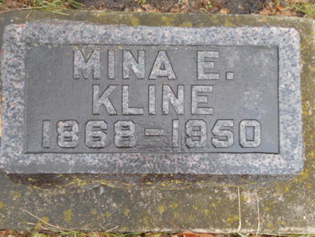 KLINE, MINA E. - Linn County, Iowa | MINA E. KLINE 