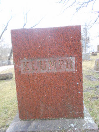 KLUMPH, FAMILY STONE - Linn County, Iowa | FAMILY STONE KLUMPH 