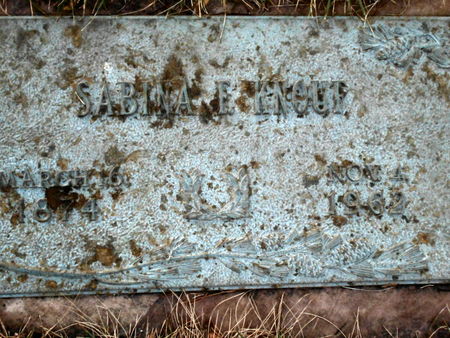 KNOUF, SABINA F. - Linn County, Iowa | SABINA F. KNOUF 