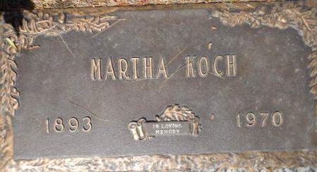 KOCH, MARTHA - Linn County, Iowa | MARTHA KOCH 