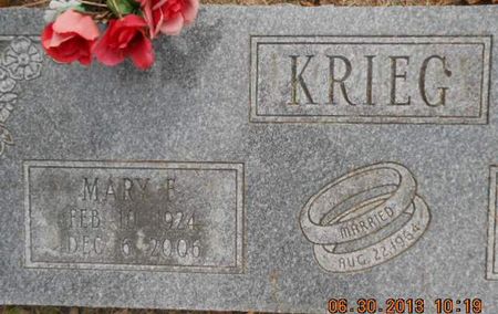 KRIEG, MARY F. - Linn County, Iowa | MARY F. KRIEG 