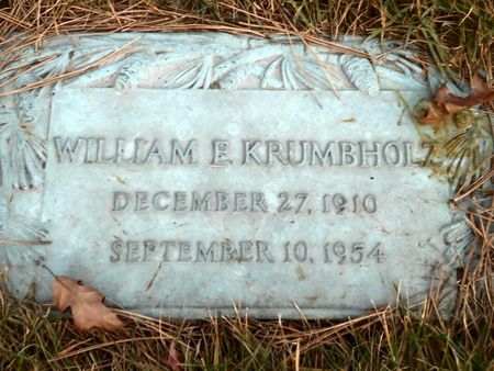 KRUMBHOLZ, WILLIAM E. - Linn County, Iowa | WILLIAM E. KRUMBHOLZ 