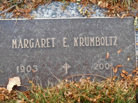 KRUMBOLTZ, MARGARET E - Linn County, Iowa | MARGARET E KRUMBOLTZ 