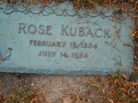 KUBACK, ROSE - Linn County, Iowa | ROSE KUBACK 
