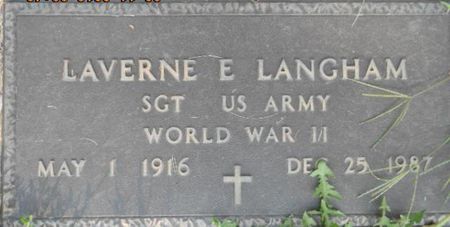 LANGHAM, LAVERNE E. - Linn County, Iowa | LAVERNE E. LANGHAM 
