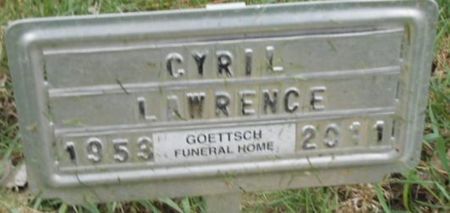 LAWRENCE, CYRIL - Linn County, Iowa | CYRIL LAWRENCE 
