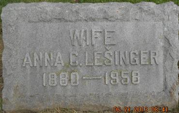 LESINGER, ANNA C. - Linn County, Iowa | ANNA C. LESINGER 