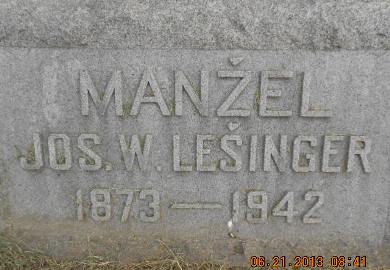 LESINGER, JOSEPH W. - Linn County, Iowa | JOSEPH W. LESINGER 