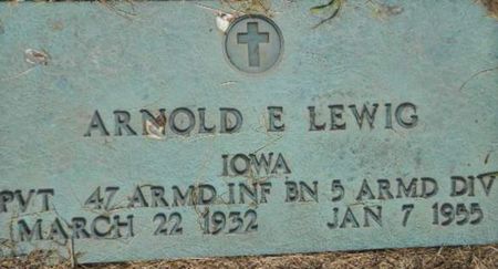 LEWIG, ARNOLD E. - Linn County, Iowa | ARNOLD E. LEWIG 