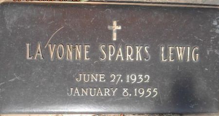 SPARKS LEWIG, LA VONNE - Linn County, Iowa | LA VONNE SPARKS LEWIG 