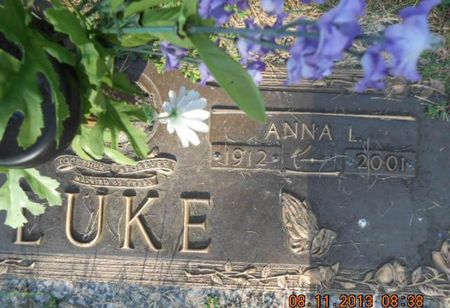 LUKE, ANNA L DOROTHY . - Linn County, Iowa | ANNA L DOROTHY . LUKE 
