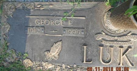 LUKE, GEORGE FRANK - Linn County, Iowa | GEORGE FRANK LUKE 