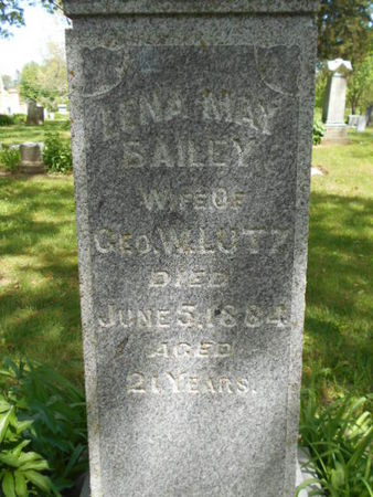 BAILEY LUTZ, LENA MAY - Linn County, Iowa | LENA MAY BAILEY LUTZ 