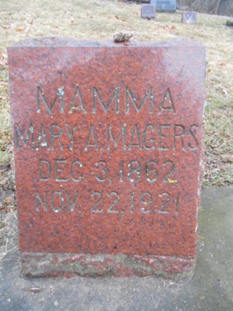 MAGERS, MARY A.   (MARY ADA) - Linn County, Iowa | MARY A.   (MARY ADA) MAGERS 