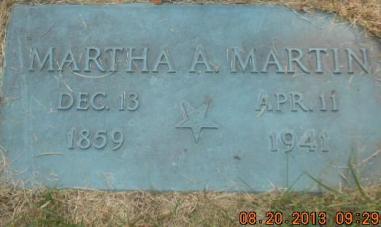 MARTIN, MARTHA A. - Linn County, Iowa | MARTHA A. MARTIN 