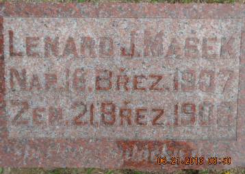 MASEK, LENARD J. - Linn County, Iowa | LENARD J. MASEK 