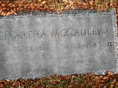 MCCAULEY, MARTHA - Linn County, Iowa | MARTHA MCCAULEY 