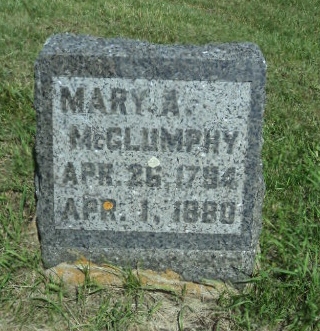 VERNON MCGLUMPHY, MARY A. - Linn County, Iowa | MARY A. VERNON MCGLUMPHY 