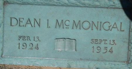 MCMONIGAL, DEAN I. - Linn County, Iowa | DEAN I. MCMONIGAL 