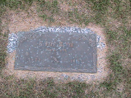 MEYER, G. FAYE - Linn County, Iowa | G. FAYE MEYER 