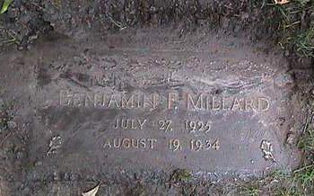 MILLARD, BENJAMIN F - Linn County, Iowa | BENJAMIN F MILLARD 