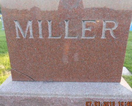 MILLER, FAMILY STONE - Linn County, Iowa | FAMILY STONE MILLER 