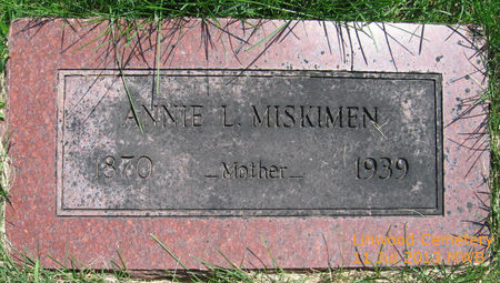 MISKIMEN, ANNIE - Linn County, Iowa | ANNIE MISKIMEN 