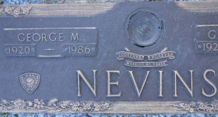 NEVINS, GEORGE M. - Linn County, Iowa | GEORGE M. NEVINS 