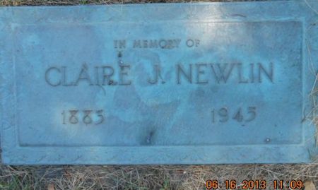 NEWLIN, CLAIRE JOHN - Linn County, Iowa | CLAIRE JOHN NEWLIN 