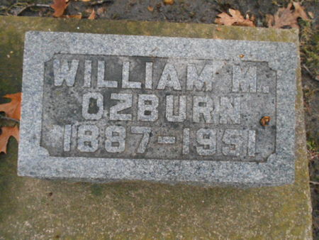 OZBURN, WILLIAM M. - Linn County, Iowa | WILLIAM M. OZBURN 