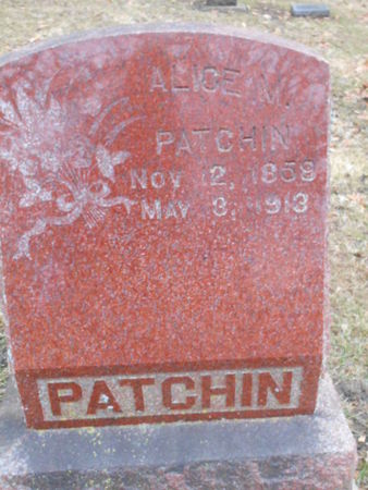 PATCHIN, ALICE M.  (ALICE MARGARET) - Linn County, Iowa | ALICE M.  (ALICE MARGARET) PATCHIN 