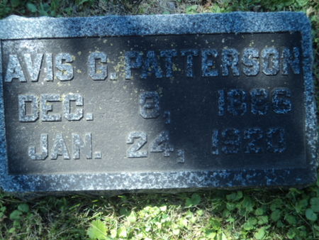 PATTERSON, AVIS C - Linn County, Iowa | AVIS C PATTERSON 
