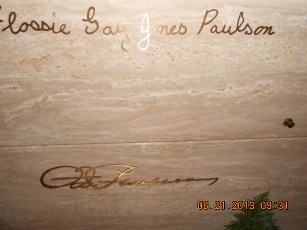 JONES PAULSON, FLOSSIE GAY - Linn County, Iowa | FLOSSIE GAY JONES PAULSON 