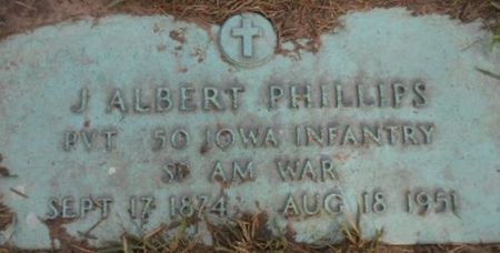 PHILLIPS SR., JOHN ALBERT - Linn County, Iowa | JOHN ALBERT PHILLIPS SR. 