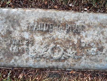 PIRIE, MAUDE C - Linn County, Iowa | MAUDE C PIRIE 