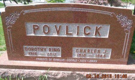 POVLICK, CHARLES J. - Linn County, Iowa | CHARLES J. POVLICK 