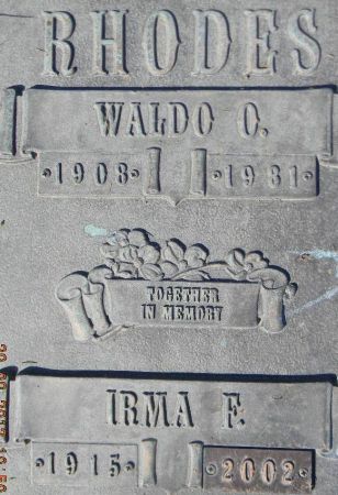 RHODES, IRMA F. - Linn County, Iowa | IRMA F. RHODES 