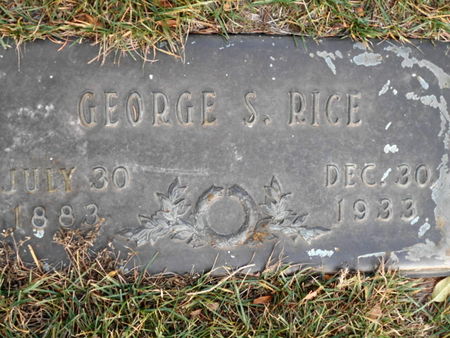 RICE, GEORGE S. - Linn County, Iowa | GEORGE S. RICE 