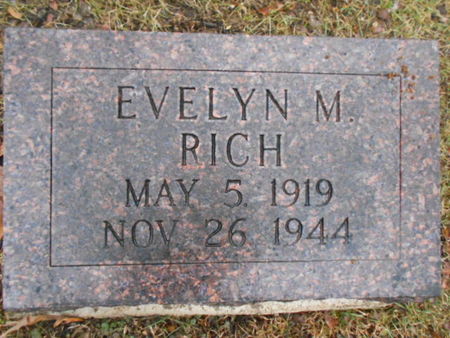 NEWCOMB RICH, EVELYN MARGUERITE - Linn County, Iowa | EVELYN MARGUERITE NEWCOMB RICH 