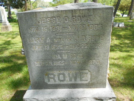 ROWE, IDA M. - Linn County, Iowa | IDA M. ROWE 