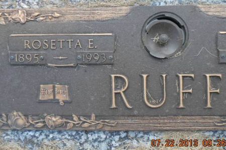 RUFF, ROSETTA E. - Linn County, Iowa | ROSETTA E. RUFF 