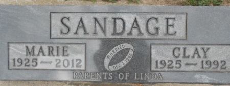 SANDAGE, MARIE - Linn County, Iowa | MARIE SANDAGE 