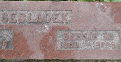 SEDLACEK, BESSIE M. - Linn County, Iowa | BESSIE M. SEDLACEK 