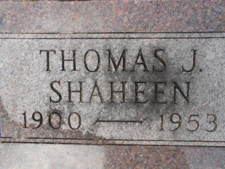 SHAHEEN, THOMAS J. - Linn County, Iowa | THOMAS J. SHAHEEN 