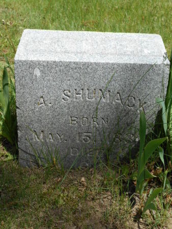 SHUMACK, A.   (ANTHONY/ADOLPH) - Linn County, Iowa | A.   (ANTHONY/ADOLPH) SHUMACK 